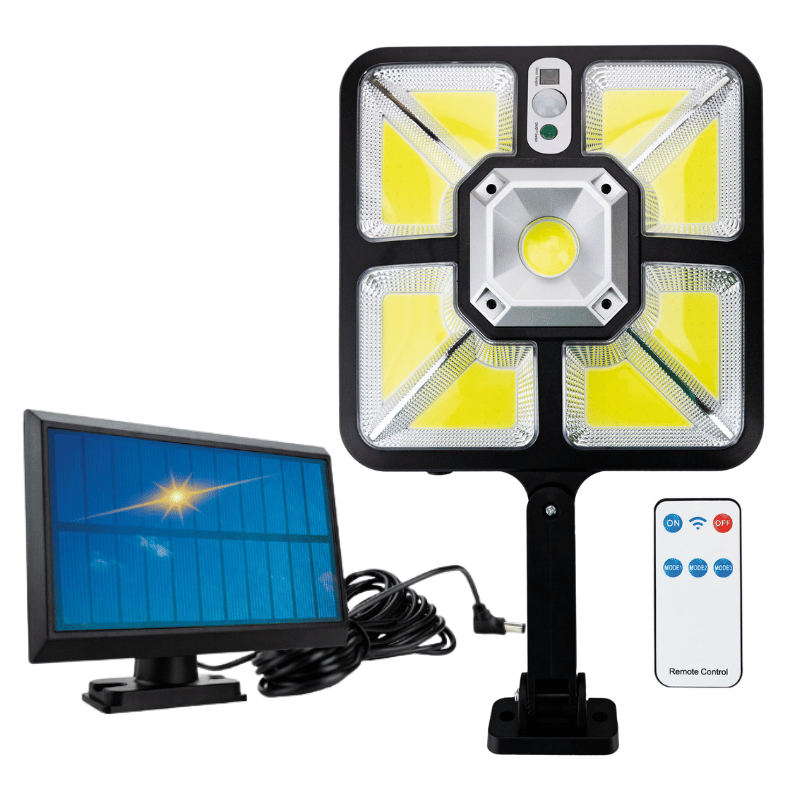 Zewnętrzna mocna lampa solarna LED 